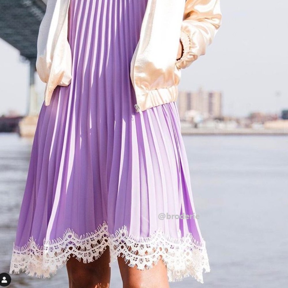 Anthropologie Pleated Slip Dress  new - Picture 5 of 8